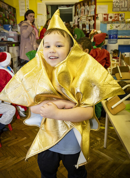  Junior Infants at Mount Sion who took part in Song and Nursery Rhymes during the school's Christmas concert.
