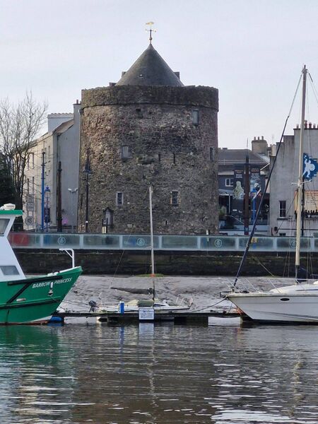 A view of Reginald's Tower taken from the river Suir by RNLI lifeboat crew member, Raina Freiberg
