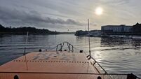 Dunmore East RNLI crew focus on navigation training on the river Suir in Waterford