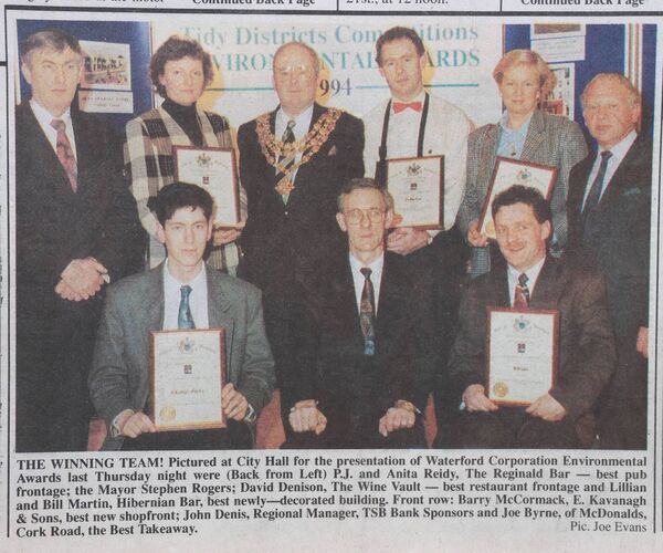 Waterford Corporation Environmental awards Waterford Corporation Environmental awards