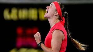 Elina Svitolina inspired by husband Gael Monfils as both claim Melbourne upsets