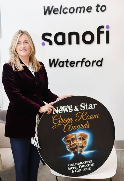 Niamh Nolan, Sanofi, who are kindly supporting the Waterford News &amp; Star Green Room Awards. Photo: Joe Evans