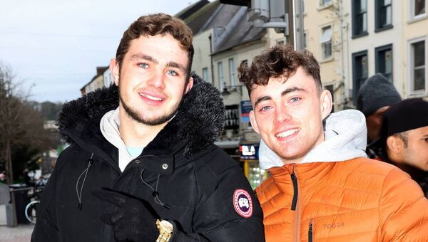 Tommy Reilly and Johnny 'Banjo' Connors. Photo: Joe Evans