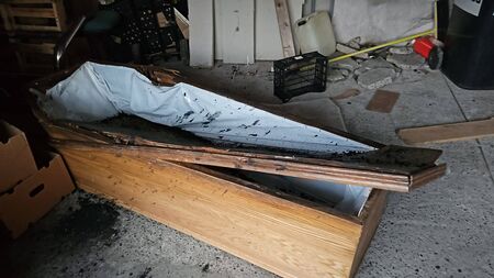 Waterford businesswoman has coffin left beside her business