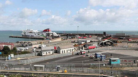 Six men found in shipping container refused entry to Ireland