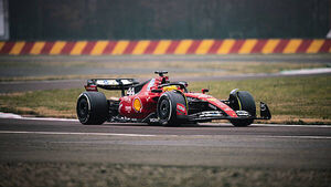 Lewis Hamilton ‘absolutely okay’ after crash during Ferrari test in Spain