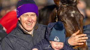 Queally enjoying mixing it with the best