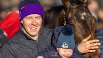 Queally enjoying mixing it with the best