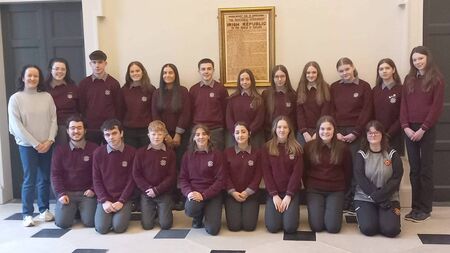 Waterford students impress with Dáil visit
