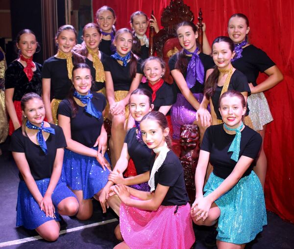 Members of the chorus, in Portlaw's 42nd Panto staged in 2024, 'Aladdin'. Photo: Joe Evans Members of the chorus, in Portlaw's 42nd Panto staged in 2024, 'Aladdin'. Photo: Joe Evans