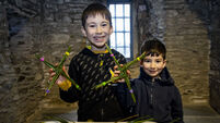 Celebrating St Brigid's Day in historic Reginald's Tower