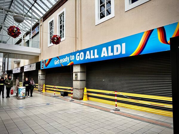 Aldi is due to move from The Glen to City Square at the start of March. Photo: Joe Evans