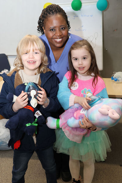 Dr. Norma with Nathan and Jollie, at the Juniors for Juniors Teddy Bear Hospital held at SETU Campus. Dr. Norma with Nathan and Jollie, at the Juniors for Juniors Teddy Bear Hospital held at SETU Campus.