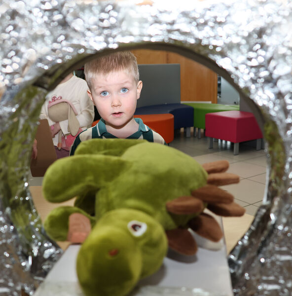 Finn, pictured at the Juniors for Juniors Teddy Bear Hospital. Finn, pictured at the Juniors for Juniors Teddy Bear Hospital.