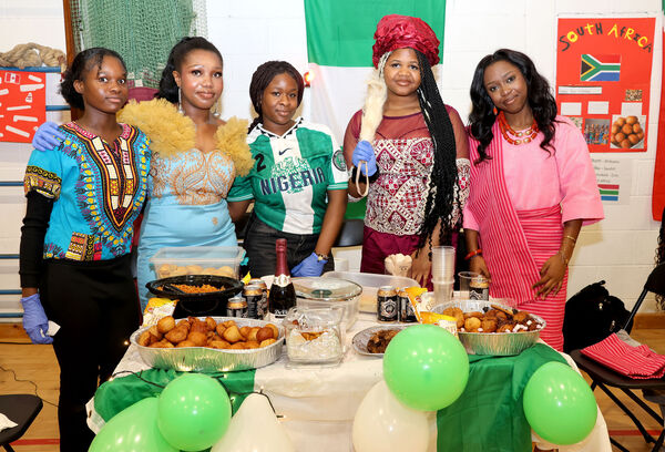  The Nigeria stand at St Paul's Community College Culture Day.