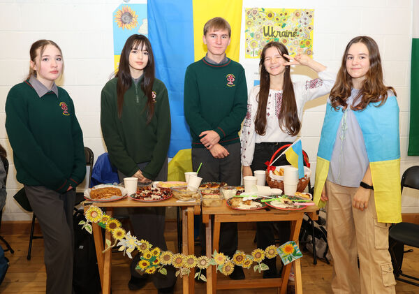  The Ukraine stand at St Paul's Community College Culture Day. 