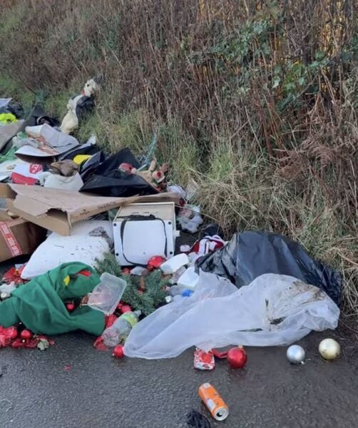 Dumping on the Lacken Road this weekend