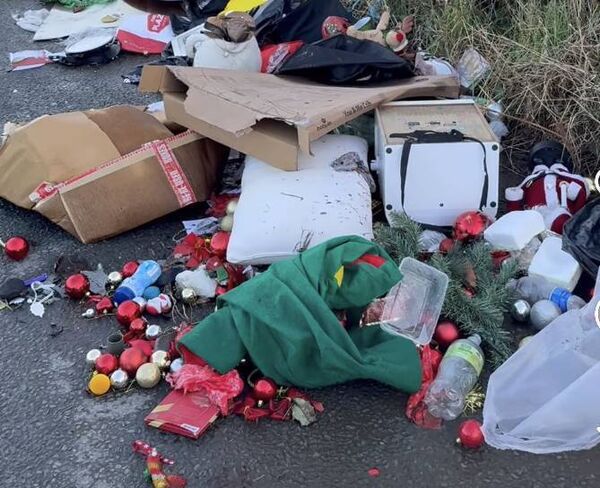 Dumping on the Lacken Road this weekend