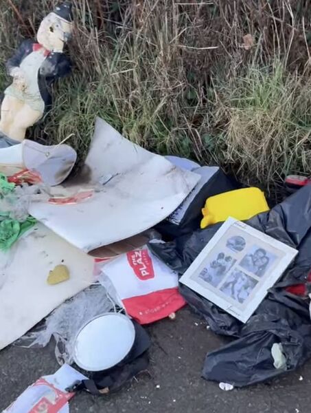 Dumping on the Lacken Road this weekend