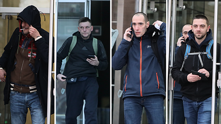 Football supporters deny disrupting Ryanair flight at Dublin Airport