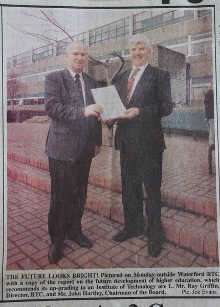 A blast from the past, from the Waterford News & Star archives. A blast from the past, from the Waterford News & Star archives.