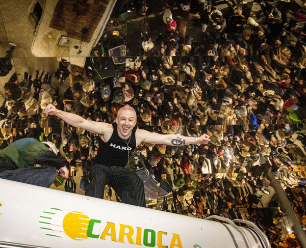 Moncrieff at the Apple Market. Photo: Joe Evans Moncrieff at the Apple Market. Photo: Joe Evans