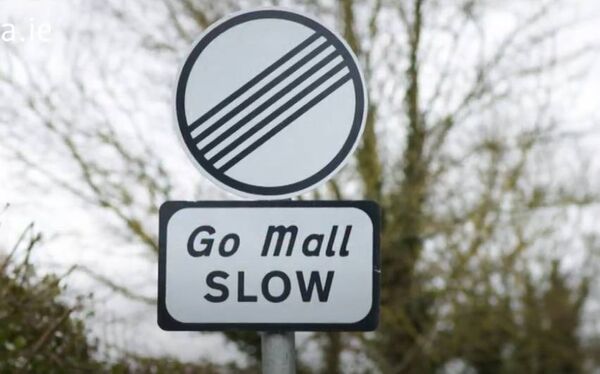 This 'rural speed limit' sign now has a different meaning. Picture: RSA
