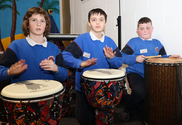  Tom, Conor and Noah at the Glor na Mara open evening.