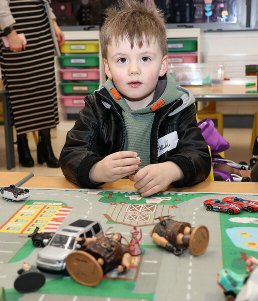  Conall, pictured at the Glor na Mara Junior Infants open evening.