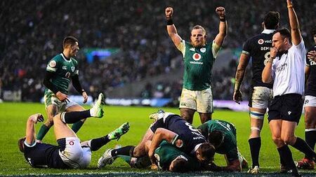 Six Nations: Ireland secure bonus-point victory over Scotland