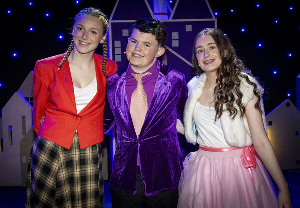 Holly, Josh and Leah, in David Hennessy Stage School, production of Charlie and the Chocolate Factory, at Garter Lane. Photo: Joe Evans Holly, Josh and Leah, in David Hennessy Stage School, production of Charlie and the Chocolate Factory, at Garter Lane. Photo: Joe Evans