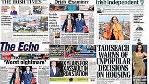 What the papers say: Tuesday's front pages