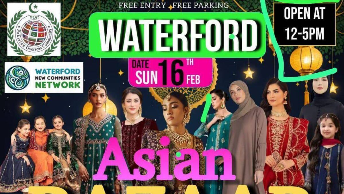 Waterford's first ever Asian Bazaar on this Sunday
