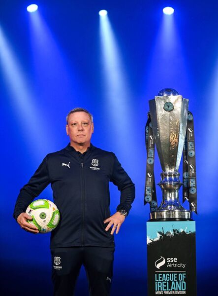 Waterford FC manager Keith Long during the SSE Airtricity Men's Premier Division Launch 2025 at Mansion House in Dublin. Photo: Sportsfile/Stephen McCarthy