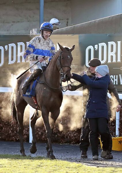 The late Michael O'Sullivan returns after winning on Be Fierce at Tramore on New Year's Day. The late Michael O'Sullivan returns after winning on Be Fierce at Tramore on New Year's Day.