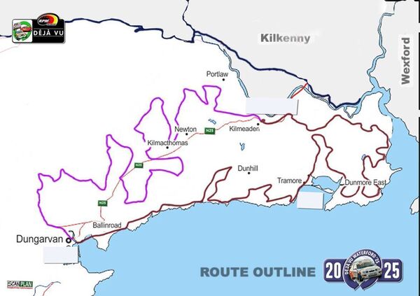 The charity rally will follow the classic Waterford Circuit of Ireland Rally stages that were used when the great Easter event came to the area in the 1980s. 