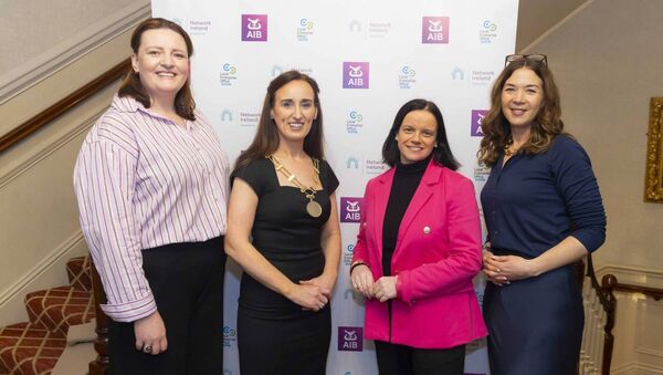 Pictured at Network Ireland Waterford Branch "Marketing &amp; Media event at the Granville hotel. Pictured are Claire Mooney Network Ireland Waterford Vice President, Ann Marie Shannon Network Ireland Waterford President , Gabrielle Cummins, CEO &amp; Programme Director, Beat 102-103 and Margaret Julian, Events Officer Network Ireland Waterford Branch. Photograph: Patrick Browne