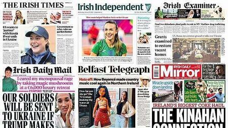 Wednesday's front pages: Headlines from today's newspapers