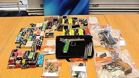 Man arrested in Meath after seizure of guns and ammo