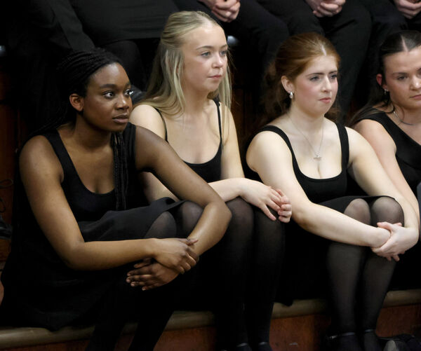  In rehearsals for De La Salle College production of Little Shop of Horrors, which runs at the college hall form 5th to 8th of March. Photo: Joe Evans