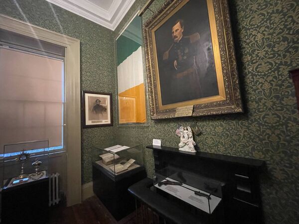 Thomas Francis Meagher's portrait, Bishop's Palace.