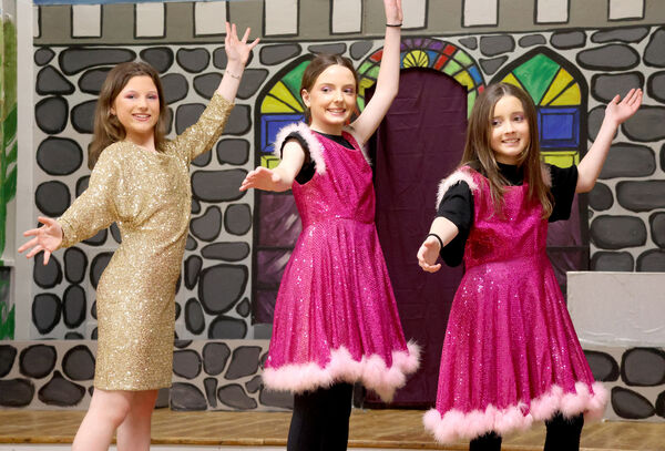 A scene from Ballyduff Youth Drama's production of Shrek Saves Far Far Away.