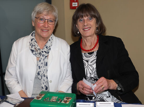  Erica Martin and Carmel McAlister at the Afternoon Tea at Faithlegg House Hotel.