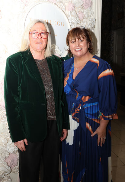  Catherine Deevy and Carol McGeary at the Afternoon Tea at Faithlegg House Hotel.