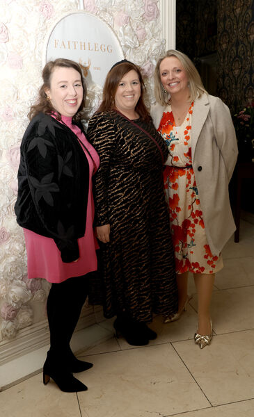  Orla Caffrey, Aine Adams and Sarah Browne, at the Afternoon Tea at Faithlegg House Hotel.