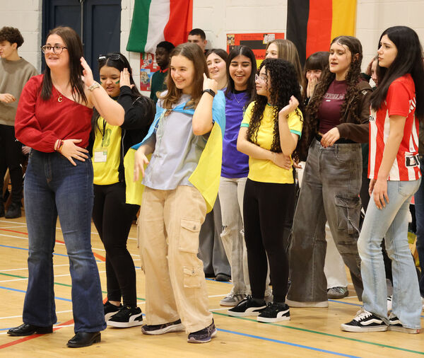  Enjoying the dancing at St Paul's Community College Culture Day.