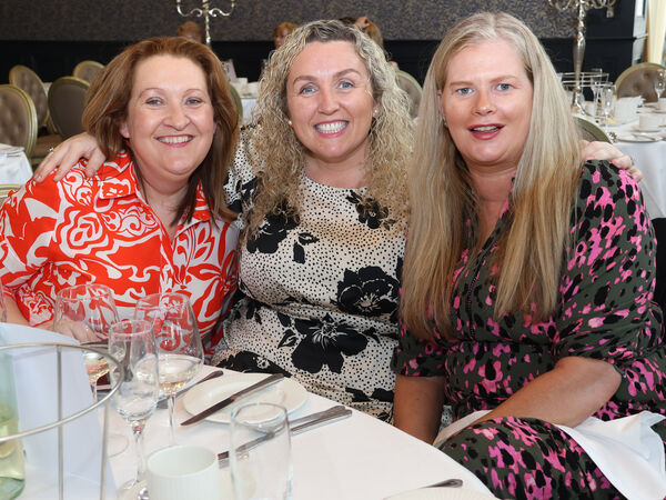  Ellen Whitty, Lee Ann Walsh and Shannon Kirby, at the Afternoon Tea at Faithlegg House Hotel hosted by Dunmore East RNLI.