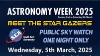 Stargaze event to take place in Kingsmeadow area of Waterford