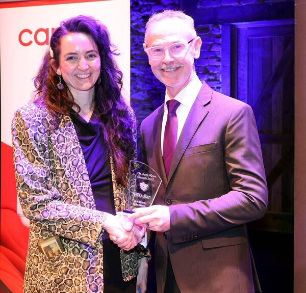 Des O'Keeffe presented the Best Opera/Ballet/Dance award to Losing your Body, Rachel Ní Bhraonáin. Des O'Keeffe presented the Best Opera/Ballet/Dance award to Losing your Body, Rachel Ní Bhraonáin.