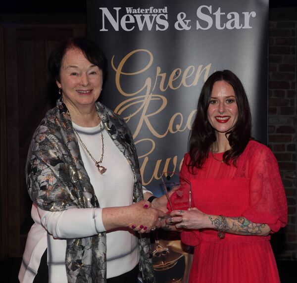 Sarah Jane Cleary presented the Best Historical Talks award to Agnes Aylward, From Tramore to Tokyo. Sarah Jane Cleary presented the Best Historical Talks award to Agnes Aylward, From Tramore to Tokyo.